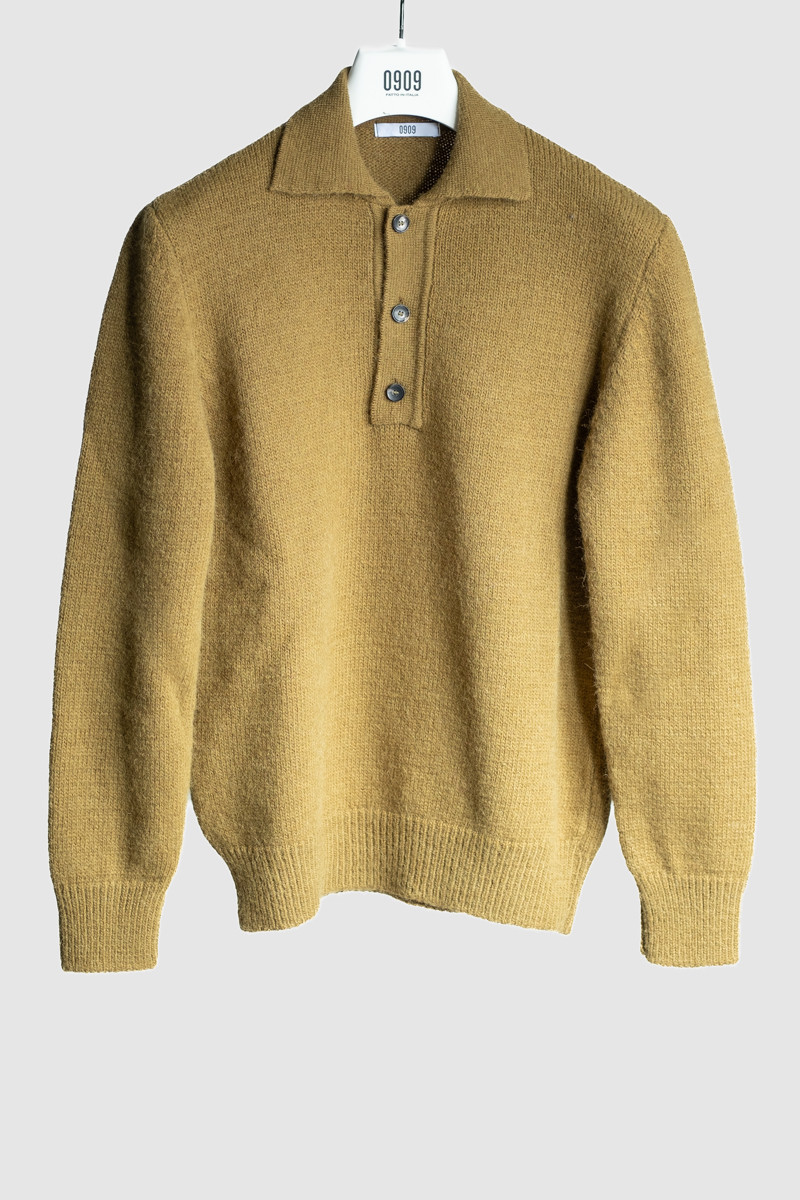 Man Turtleneck Sweater light grey 0909 EZRA 5-192
