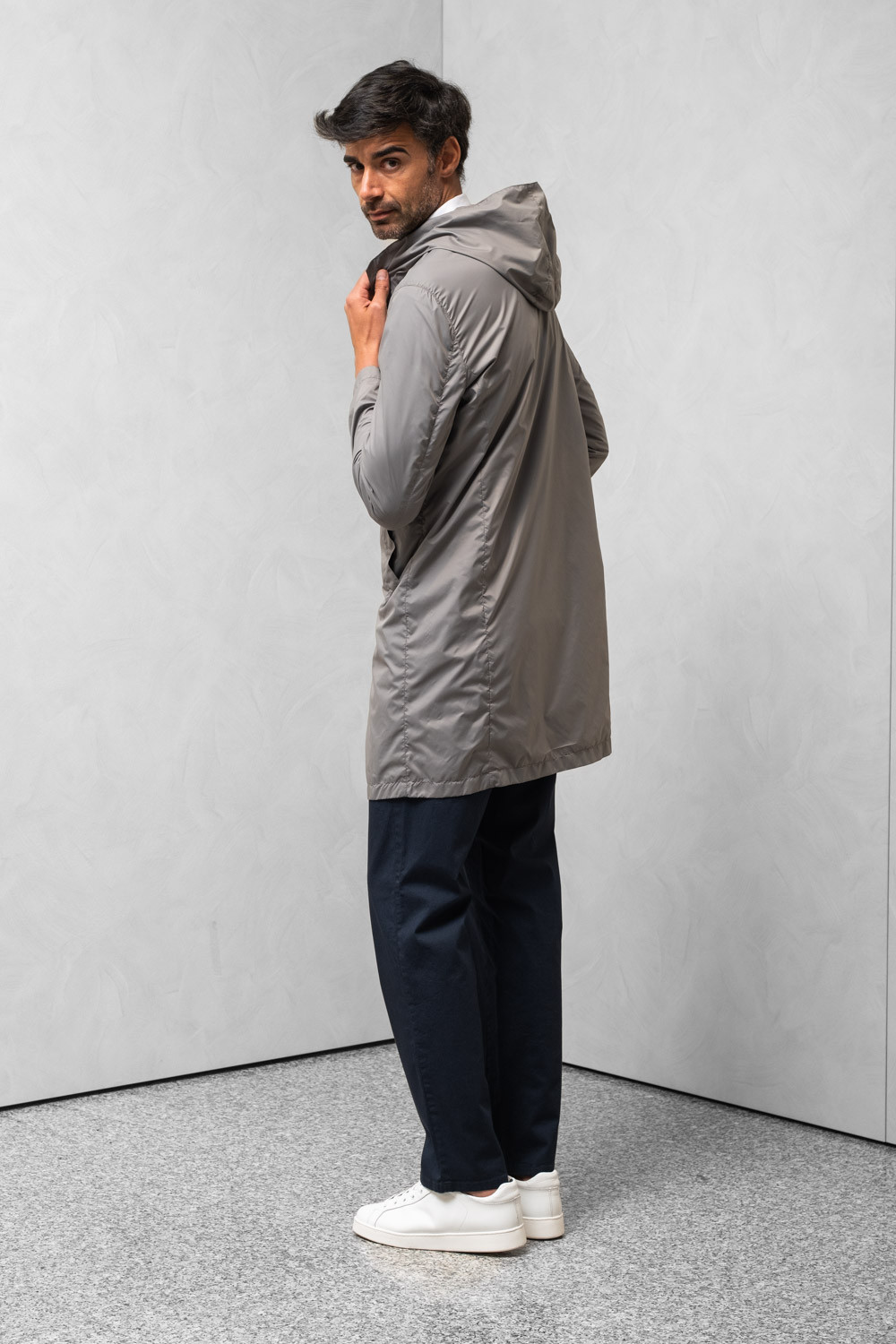 Man water repellent coat hood 0909 PARDO/2-150