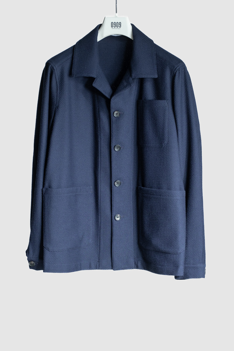 Man unlined jacket blue 0909 MAY-150