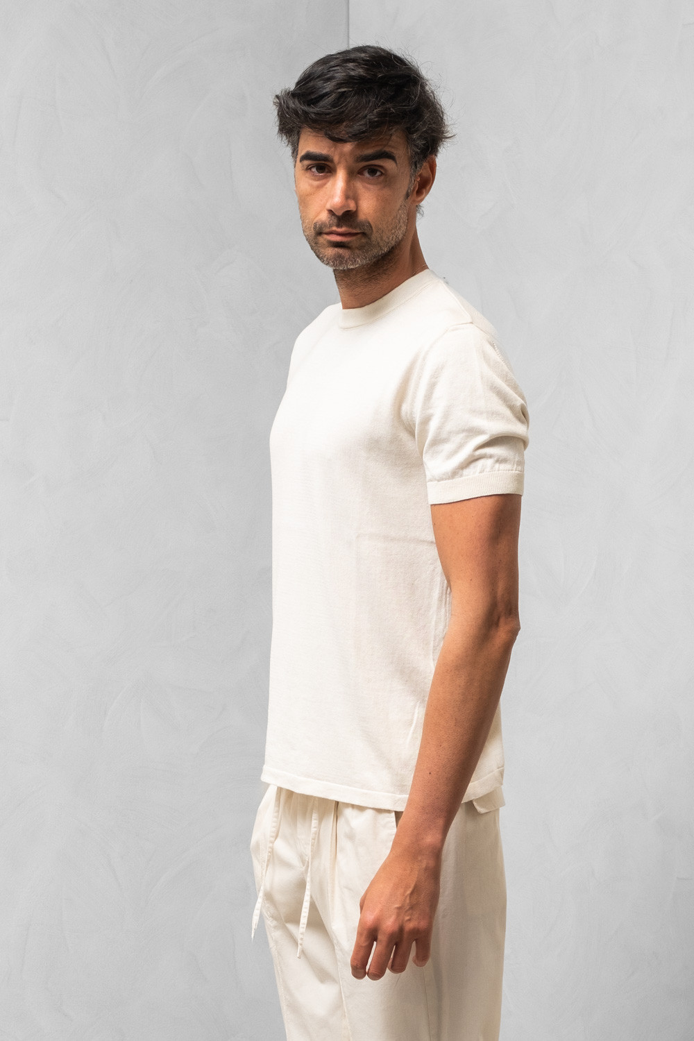Butterme T-Shirt Uomo In Modale E Cotone – Girocollo, Manica Corta, Tinta Unita – Vestibilità Slim, Colori Classici