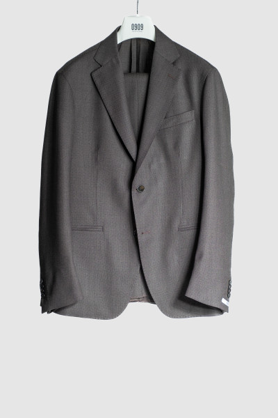 Abito uomo giacca monopetto semi fodera pantalone fondo 17.5 cm grigio 0909 AFL000NOT01-197