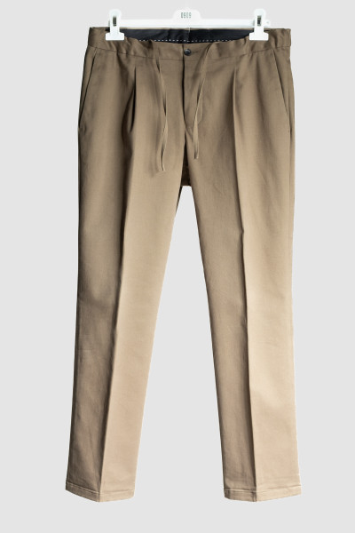 Pantalone uomo fondo 20 cm.crema 0909 XBAGGY-110